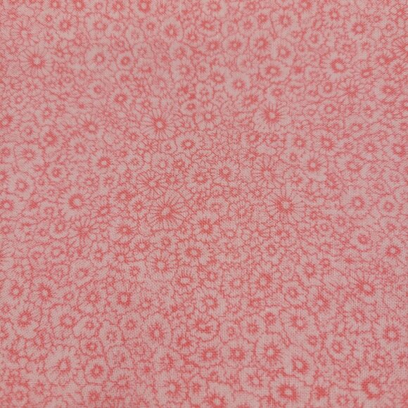 Pink Floral Cotton Fabric Sewing Crafts Quilting 18 x 18 Blocks Set of 6 - Picture 2 of 3